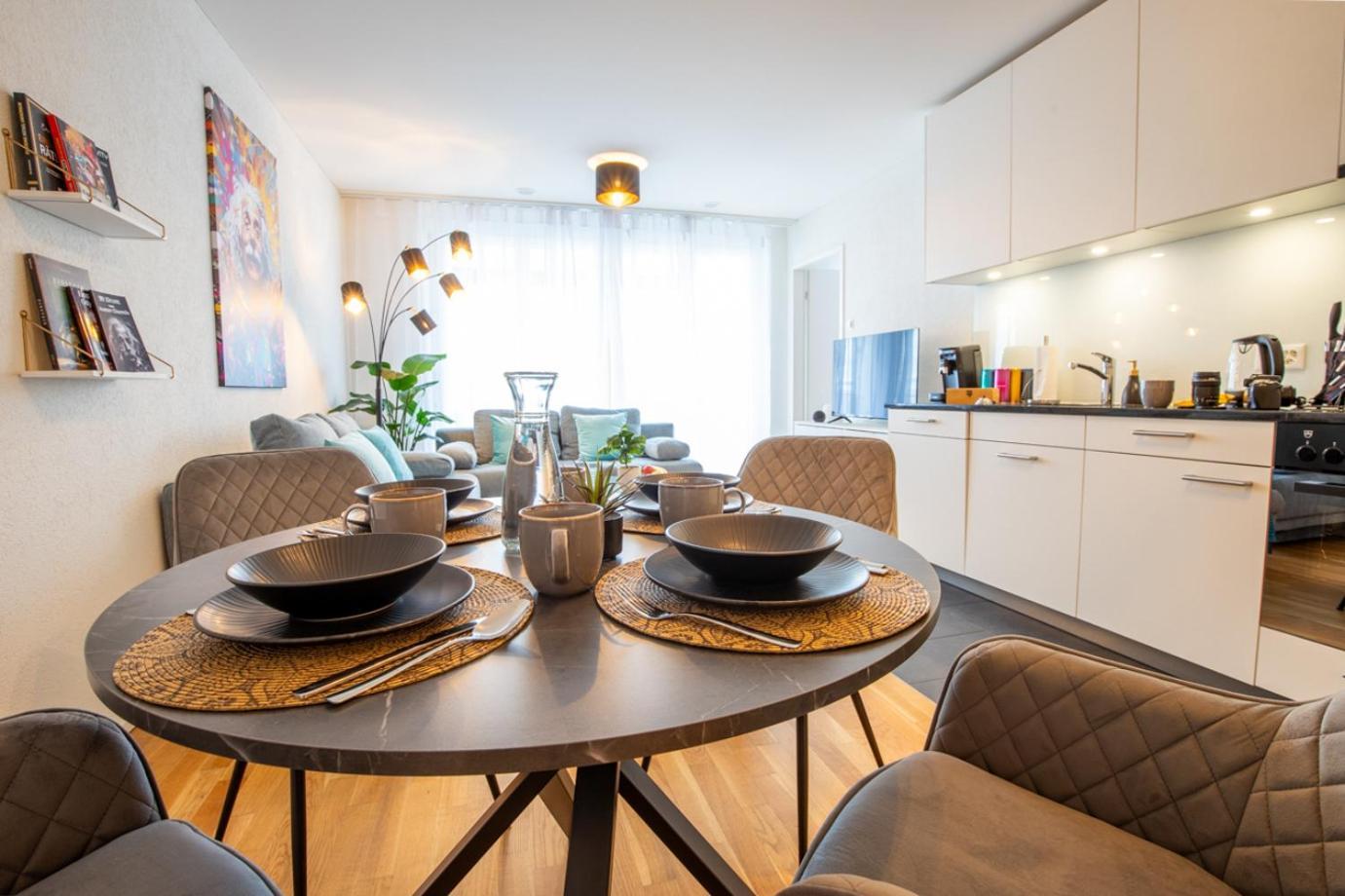 Special Einstein II Apartment Basel, Messe Kleinbasel 10-Star المظهر الخارجي الصورة
